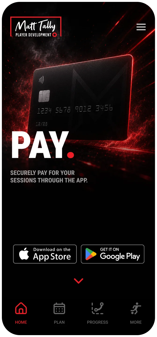 Pay. Securely pay for your sessions through the app.
